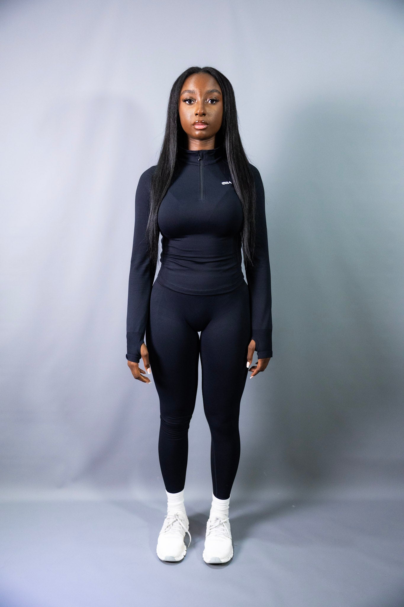 Black Sculpt 1/4 Zip