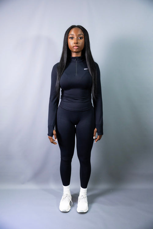Black Sculpt 1/4 Zip
