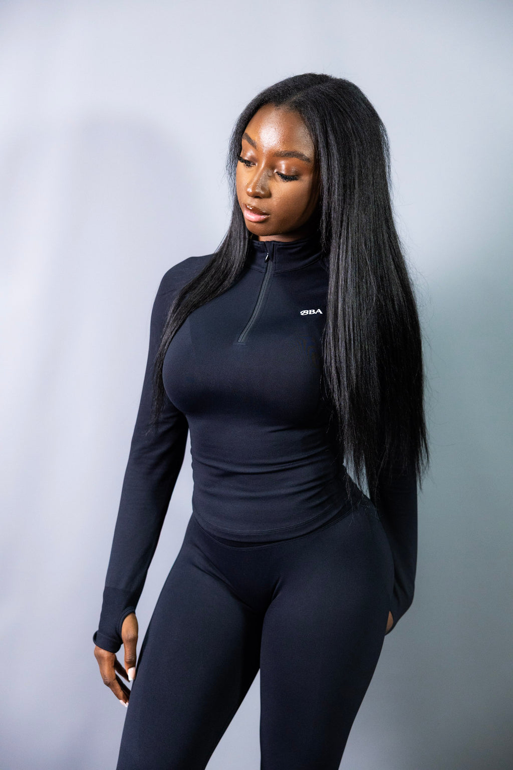 Black Sculpt 1/4 Zip