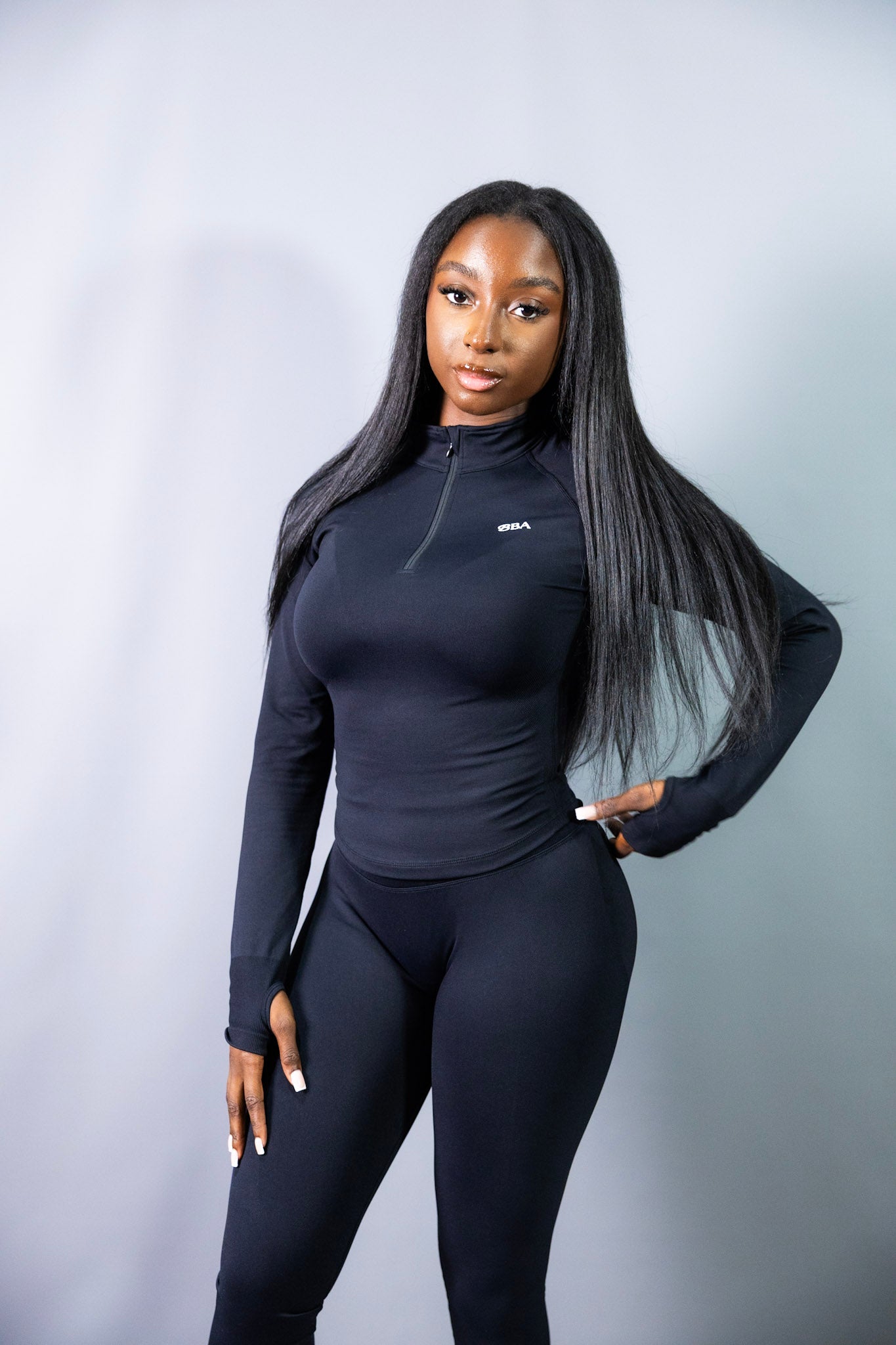 Black Sculpt 1/4 Zip